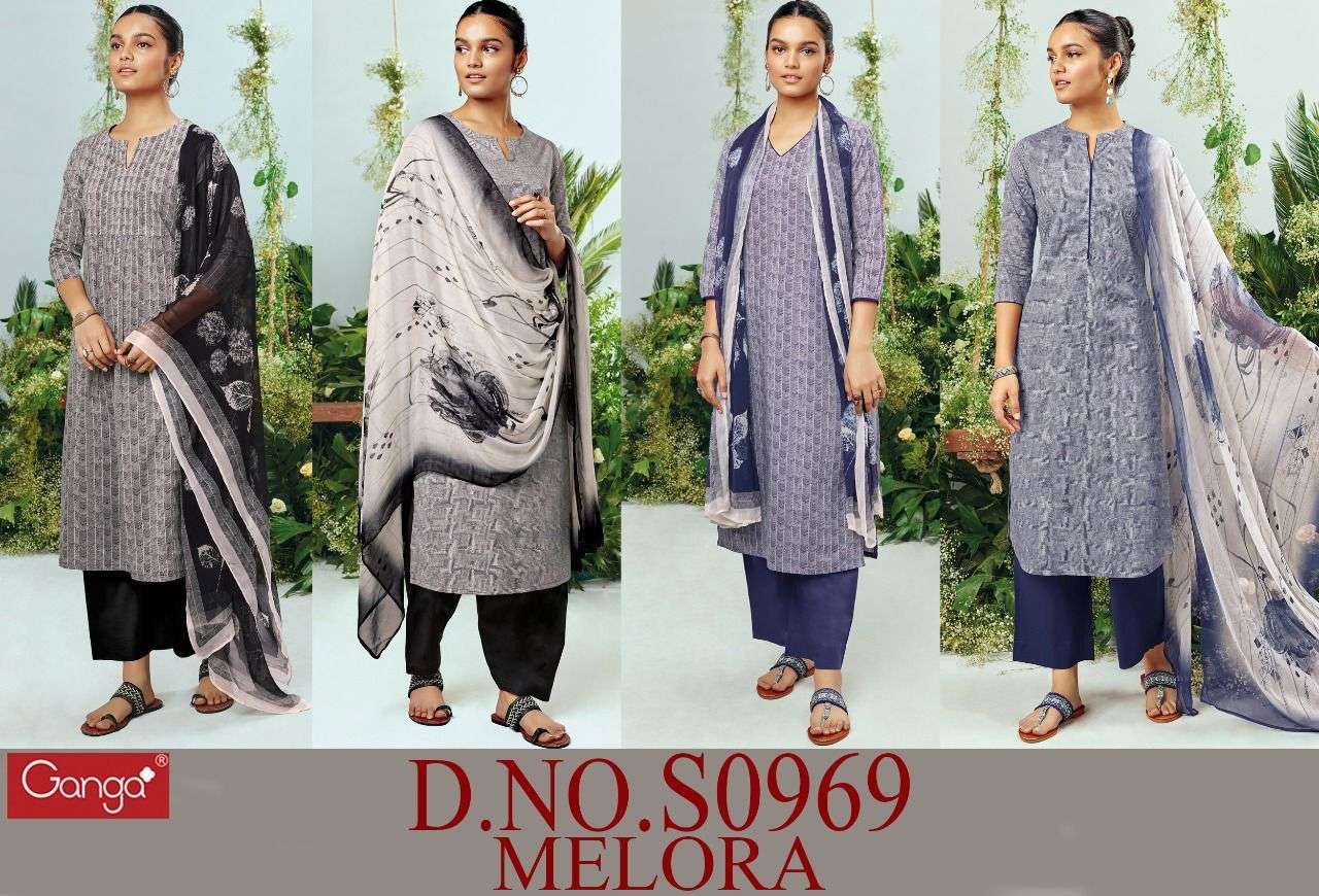 ganga melora 969 fancy designer salwar kameez wholesale price 