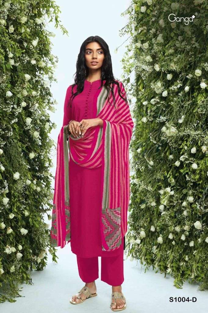 ganga presents ruha 1004 premium cotton designer salwar kameez catalogue surat