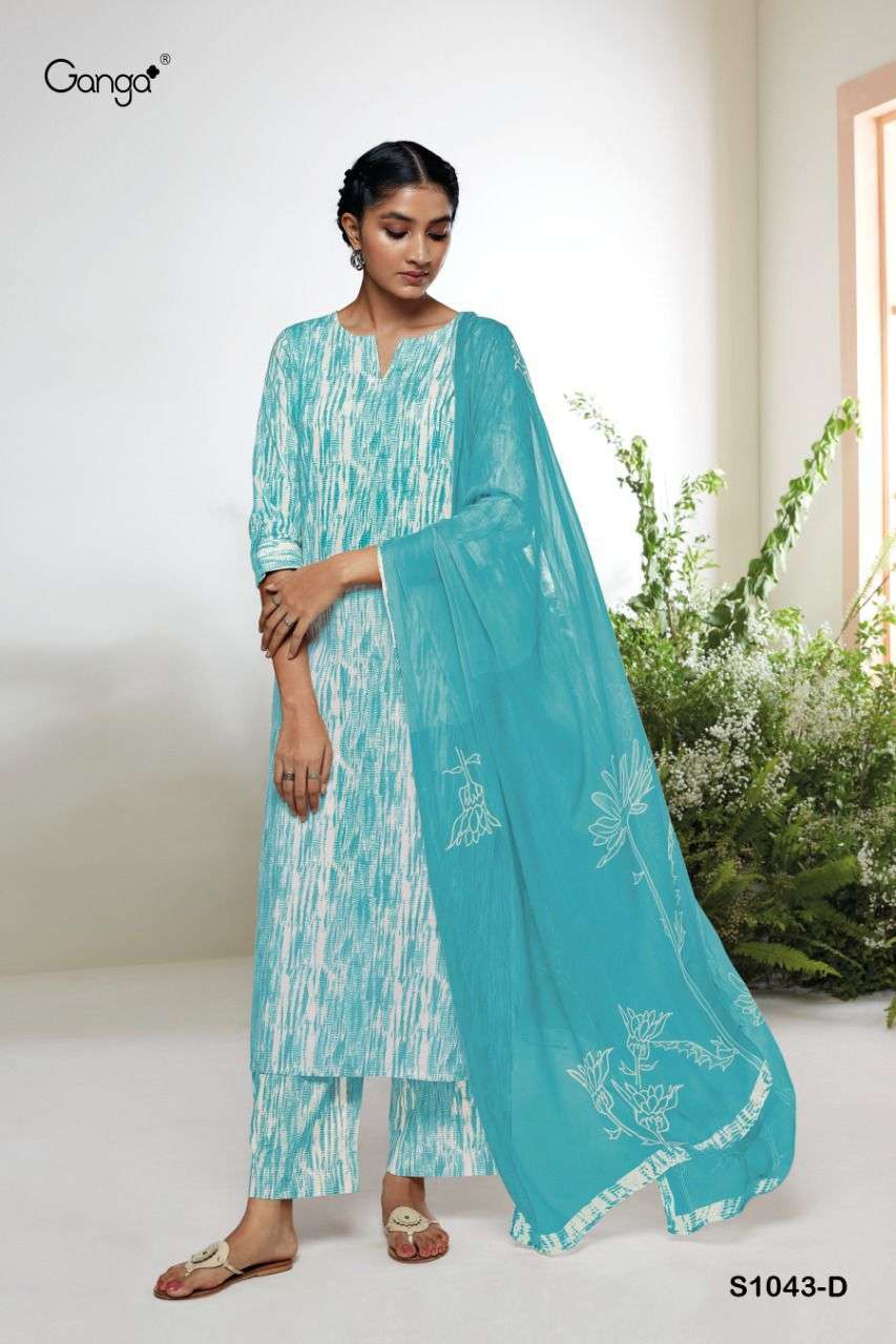 ganga timila 1043 fancy punjabi dress material collection wholesale price surat