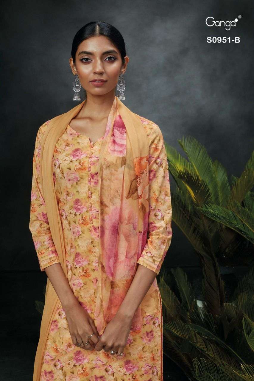 ganga timila 951 series designer punjabi wear salwar kameez wholesale price surat