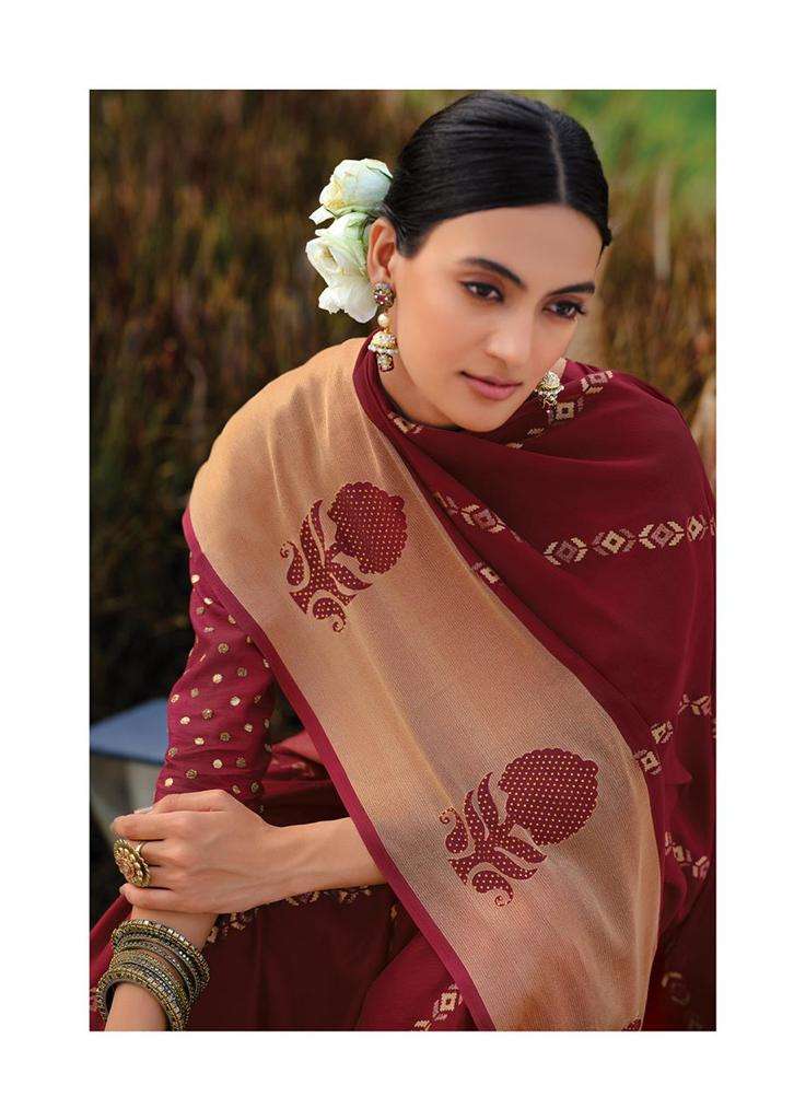 kashvi creation kanishka viscose brasso designer sarees catalogue wholesale price surat