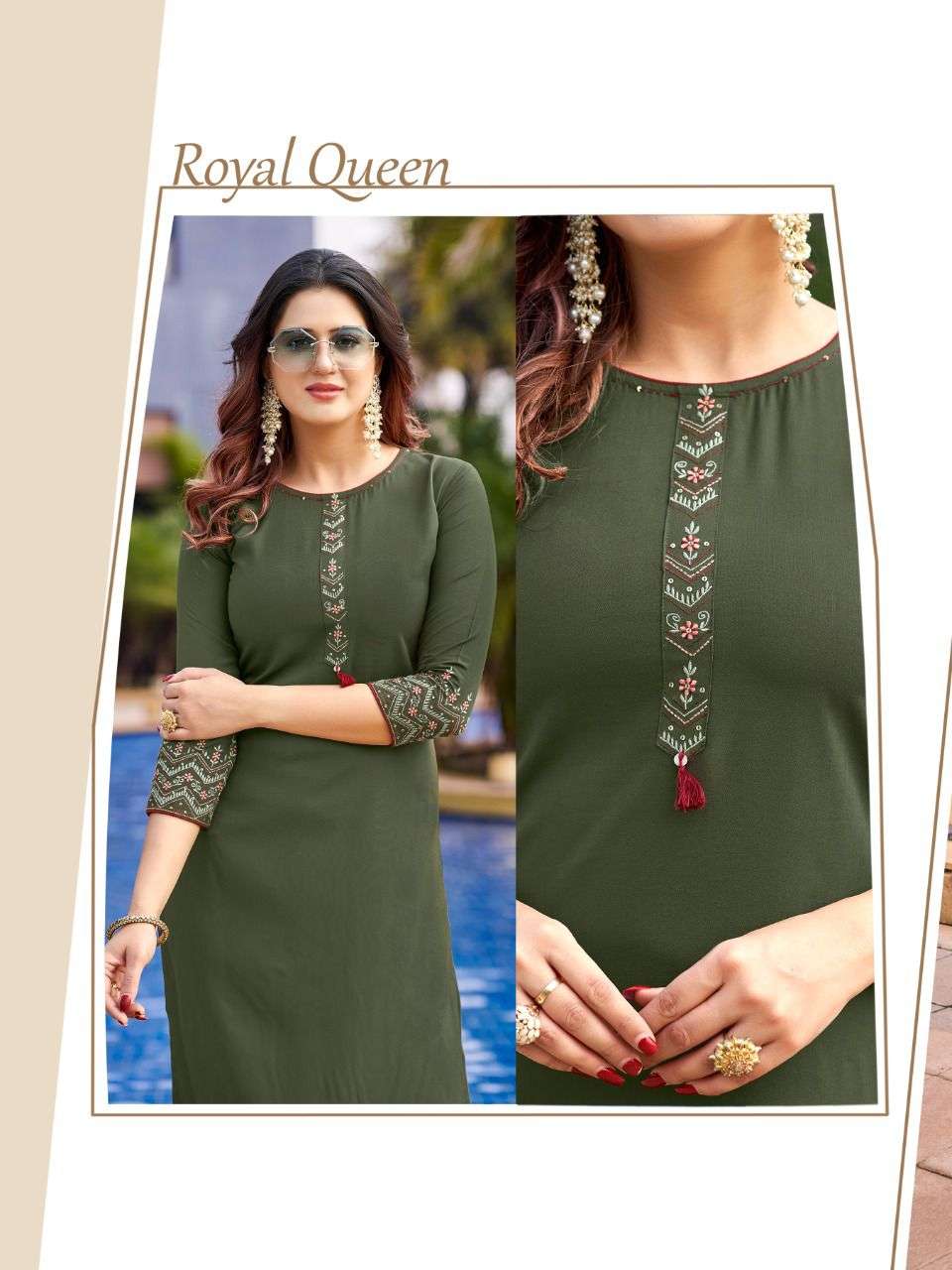 ladies flavour serena vol 6 designer rayon kurti collection online wholesaler sura