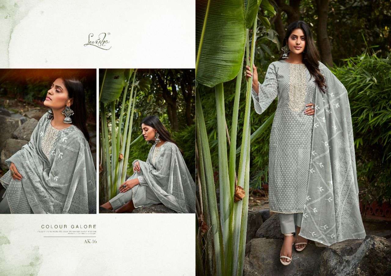 levisha anokhi cotton embroidered dress material collection wholesale price 