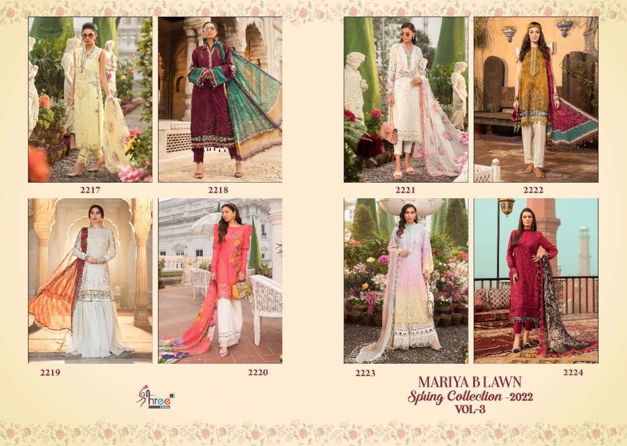 maria b lawn spring collection vol 3 by shree fabs designer pakistani suits collection surat