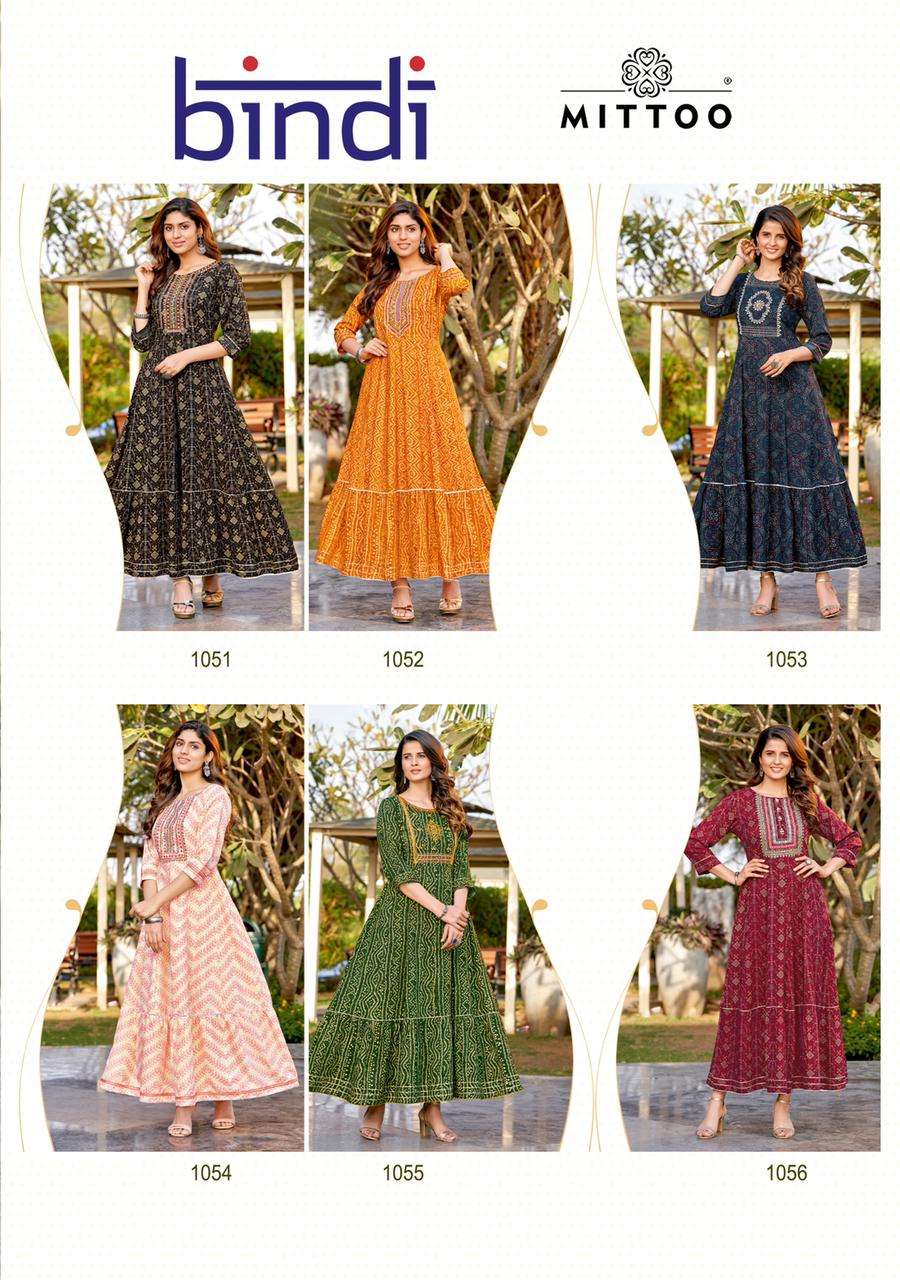 mittoo by bindi reyon wrinkle printed kurti collection online shopping wholesaler surat 