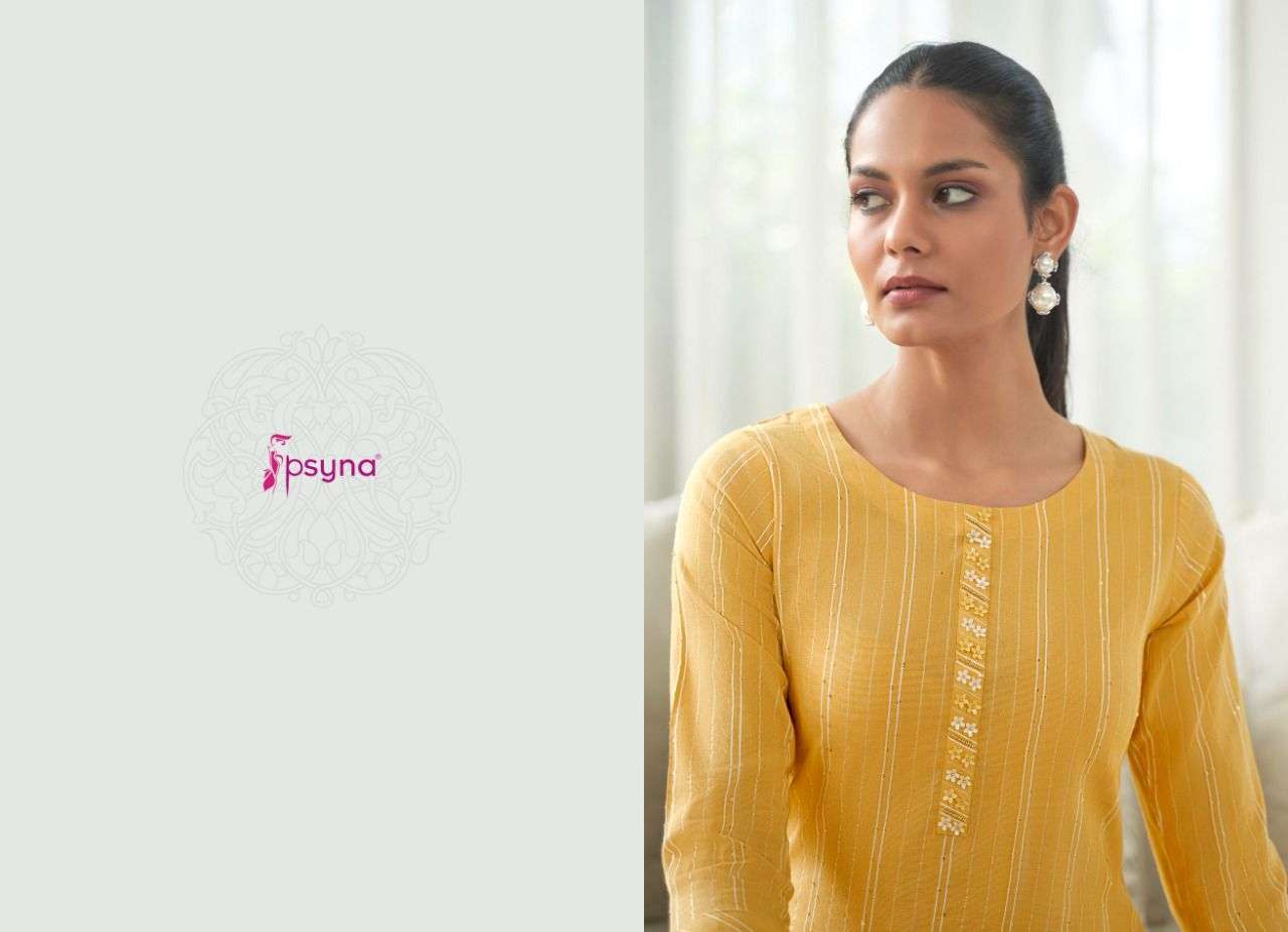 psyna luxury cotton embroidered designer kurti collection online shopping surat 