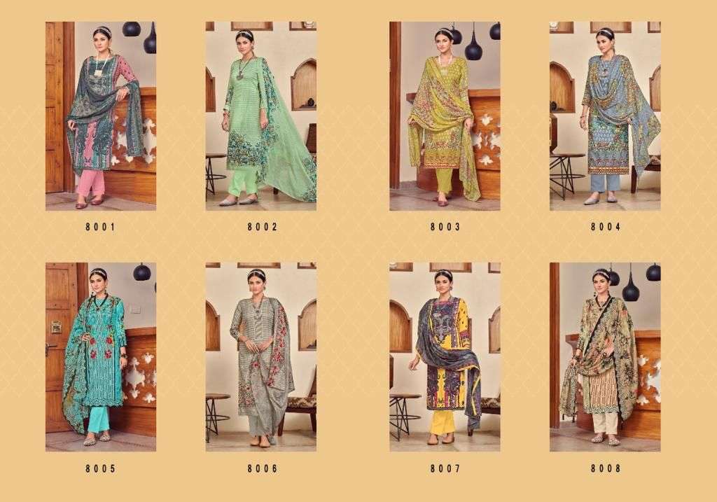 seltos designer roheenaz 8001-8008 series salwar kameez wholesale price surat