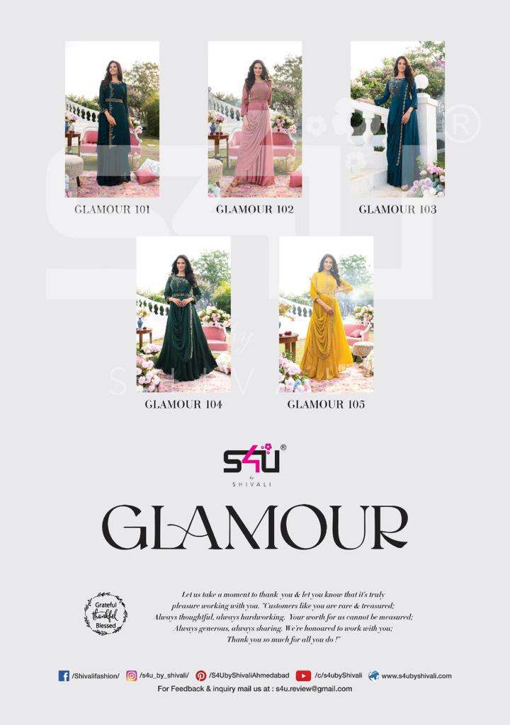 s4u glamour 101-105 party wear collection wholesale price surat