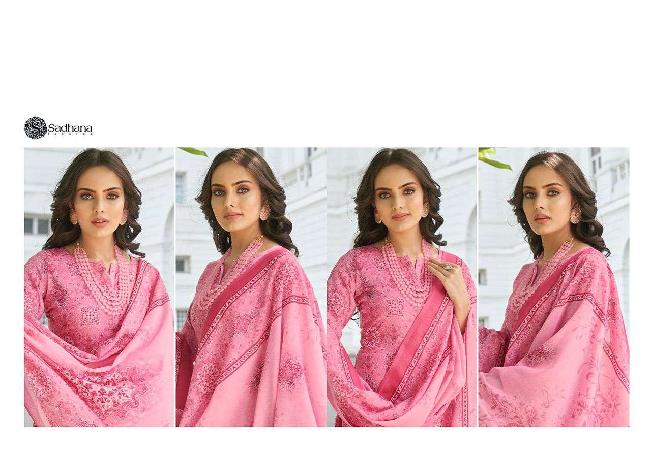 sadhana fashion noor e mohabat 9011-9020 series designer dress material collection wholesale price