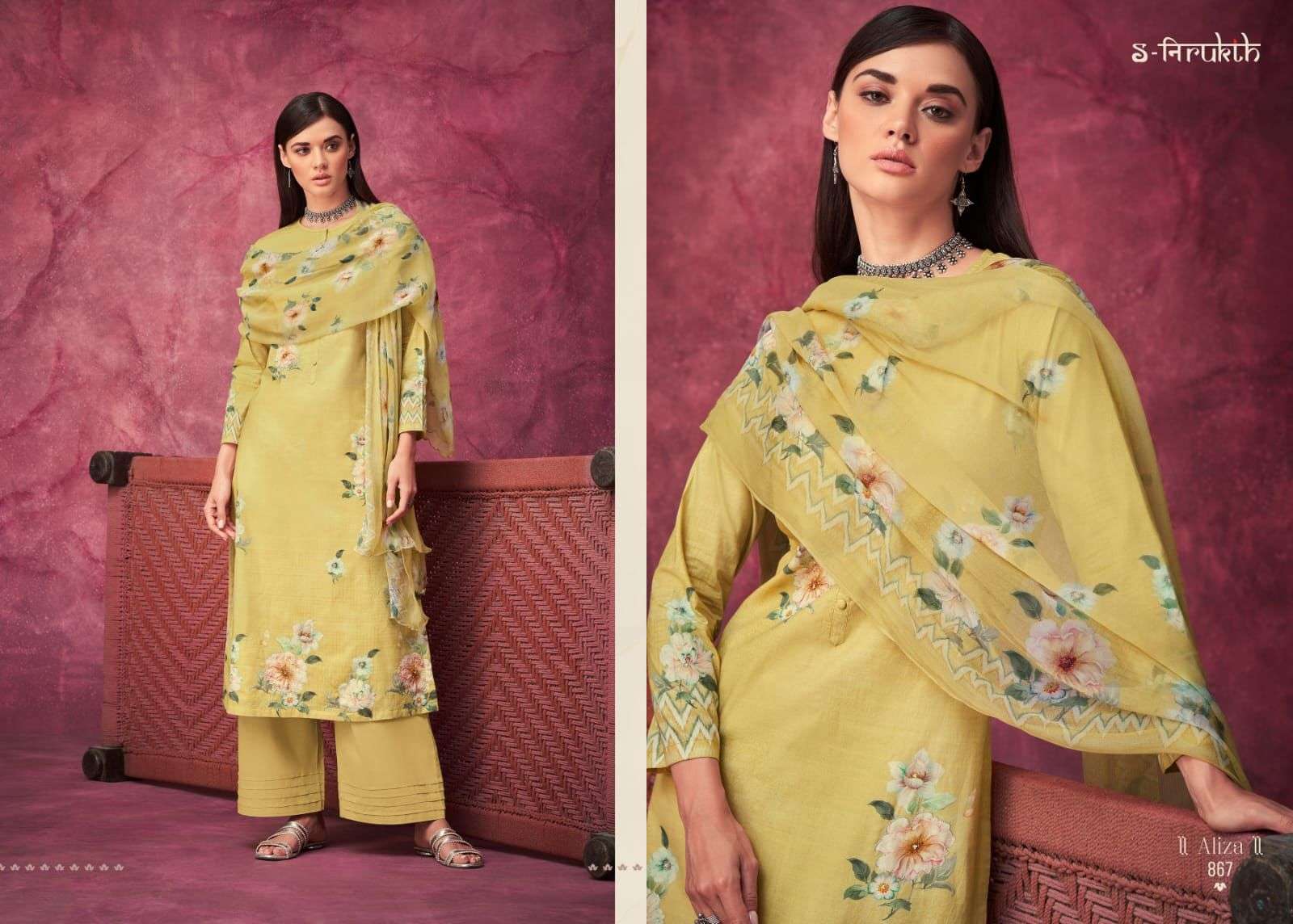 sahiba presents aliza cotton printed designer salwar suits collection wholesale price surat