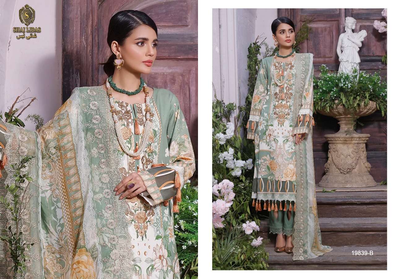 shai libas jade cambric cotton pakistani salwar kameez wholesaler online shopping surat 