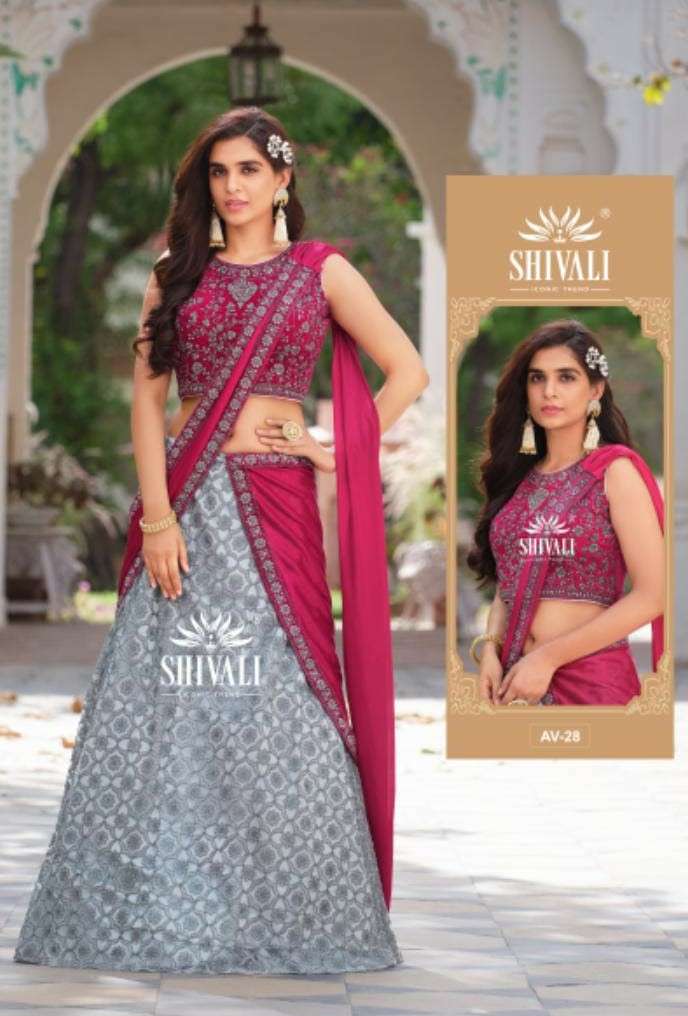shivali av-28 designer wedding collection lehenga online shopping surat 