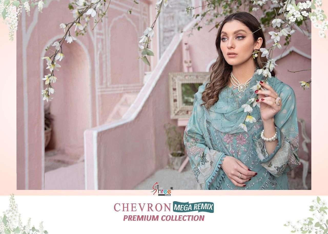 shree fabs chevron mega remix premium collection salwar kameez pratham fashion surat