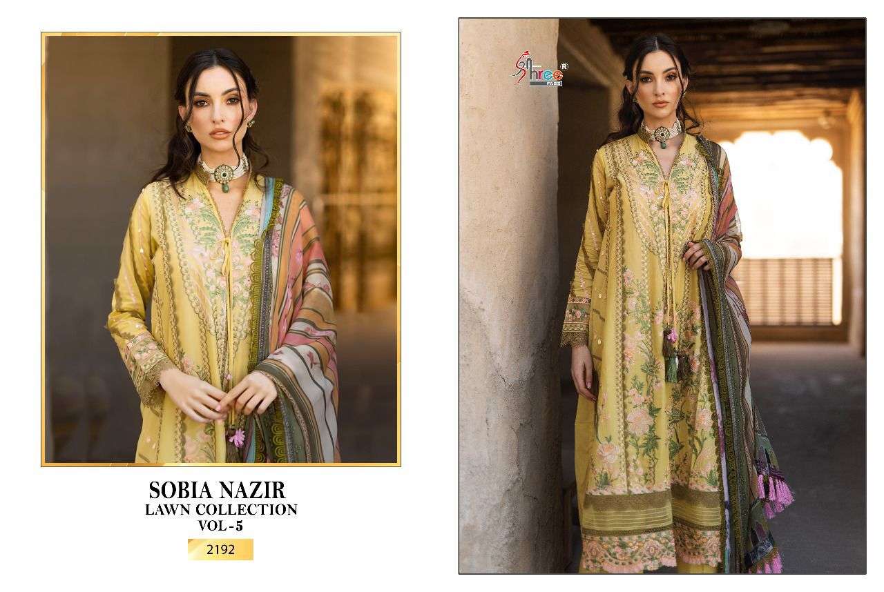 sobia nazir lawn collection vol 5 by shree fabs fancy salwar kameez wholesale price