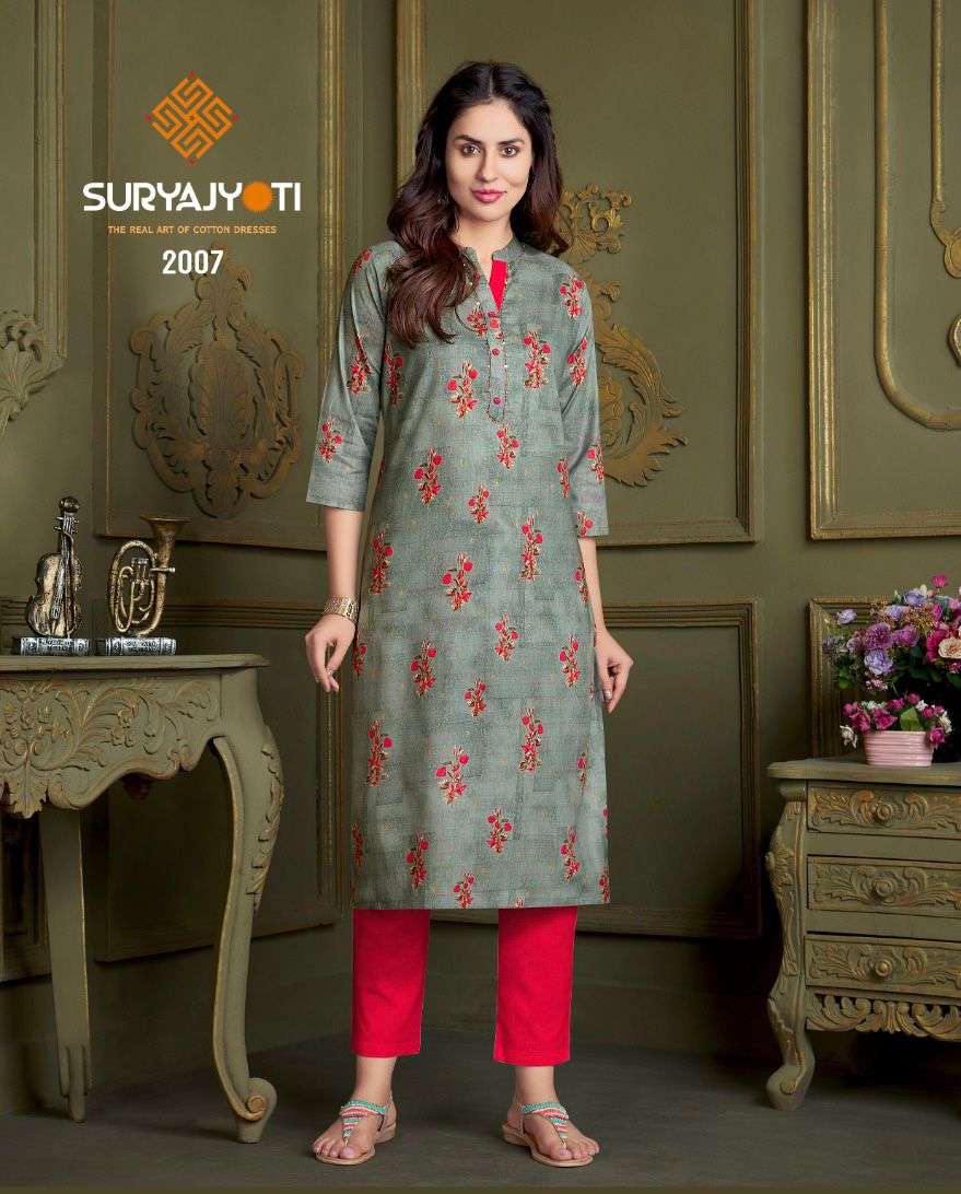 suryajyoti zoya vol 2 fancy long kurtis wholesale price india
