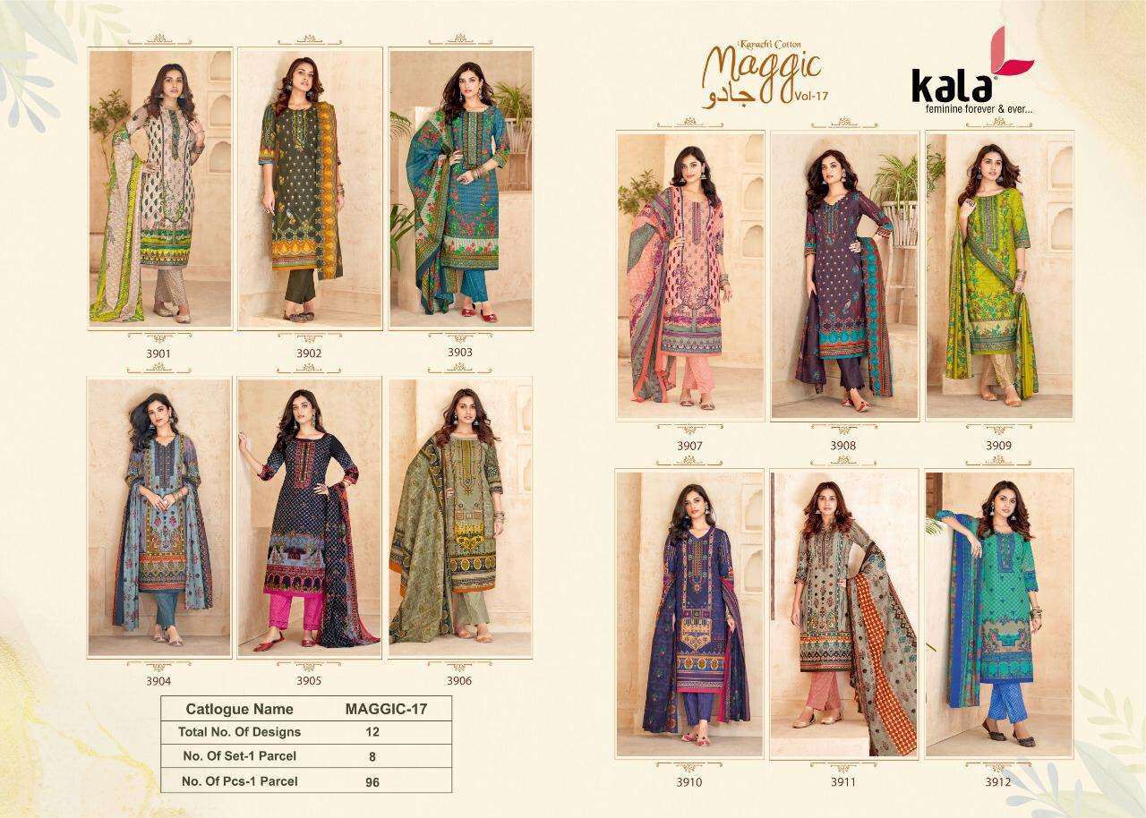 tarika creation kala maggic vol 17 premium cotton summer wear salwar kameez surat