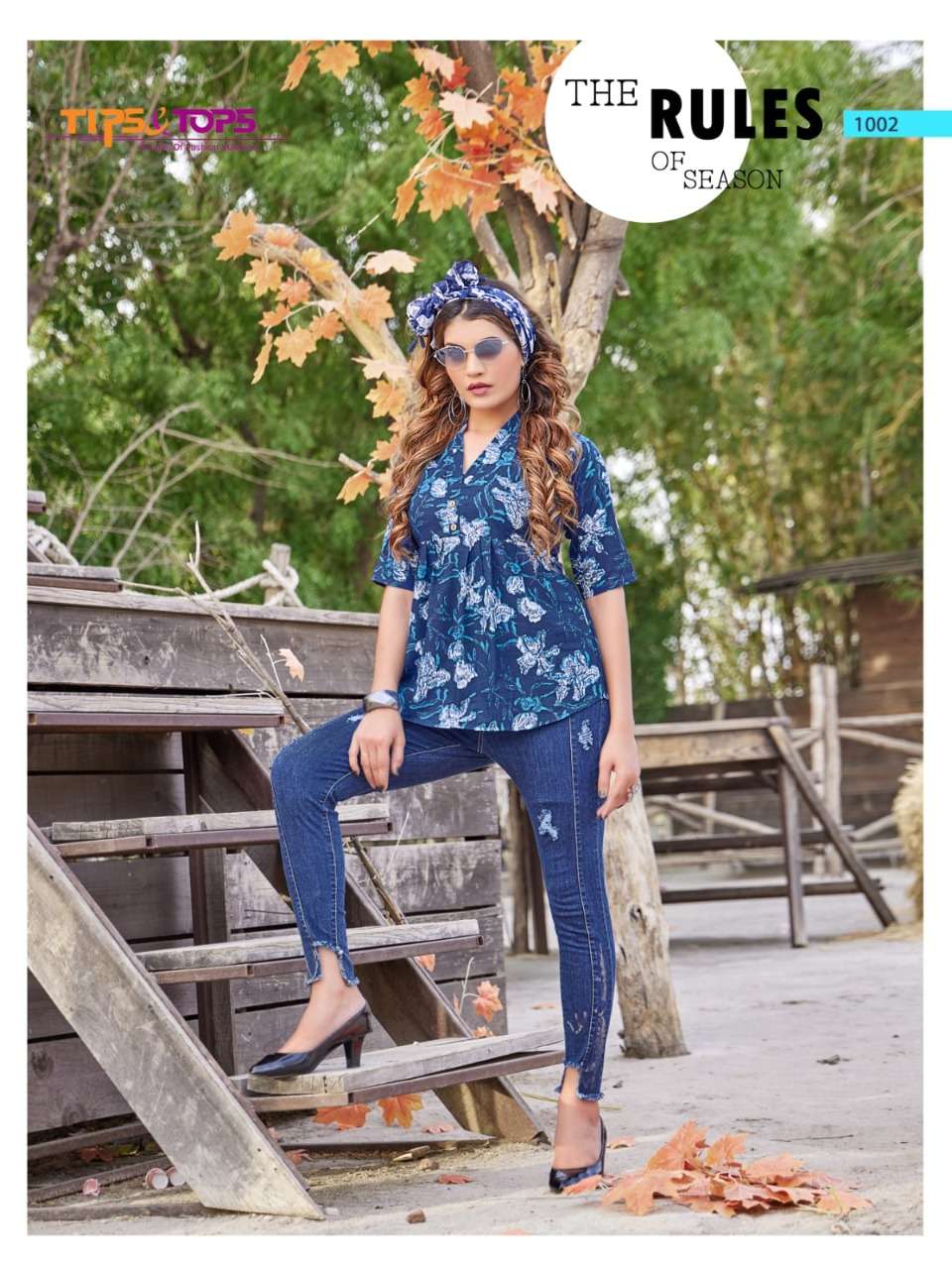 tips and tops cotton shorties vol 2 fancy look short top collection wholesale price 