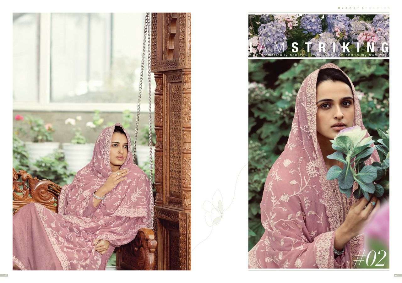 varsha fashion cora salwar kameez catalogue wholesale price surat