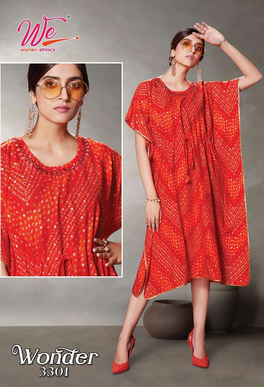 we wonder rayon designer kurtis collection wholesale price india