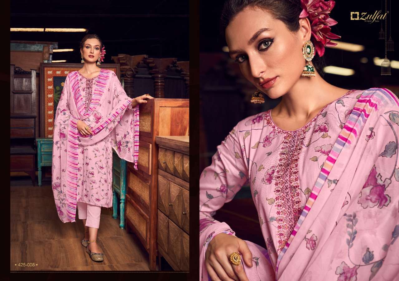 zulfat designer mitakshi jam cotton fancy salwar kameez wholesale price surat