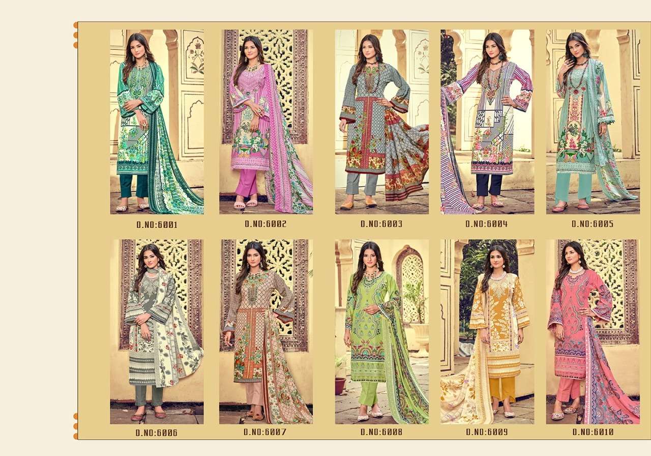 adeeva trendz inayat vol 6 pakistani suits online wholesale price supplier surat