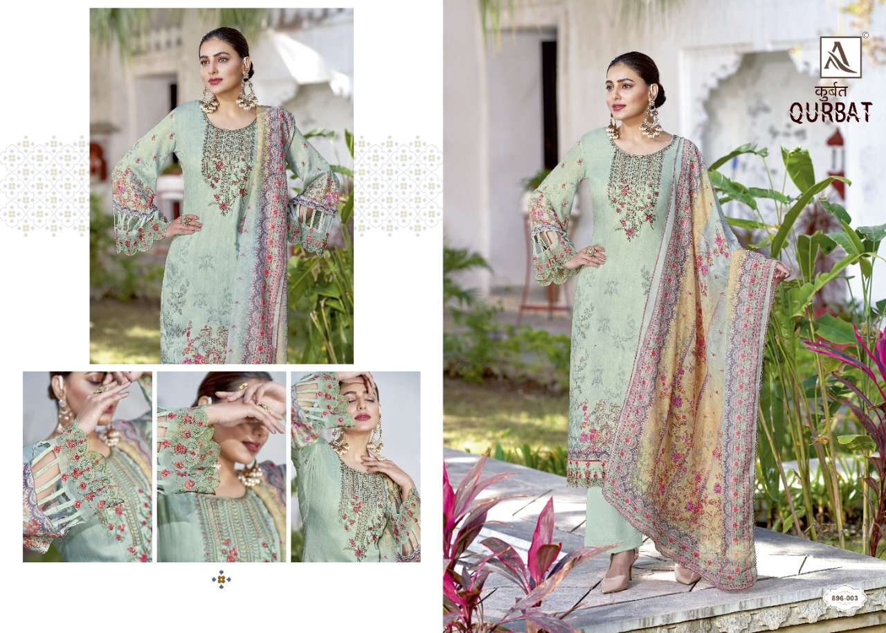 alok suits by qurbat designer pakistani zam cotton digital printed salwar kameez  online shopping wholesale surat