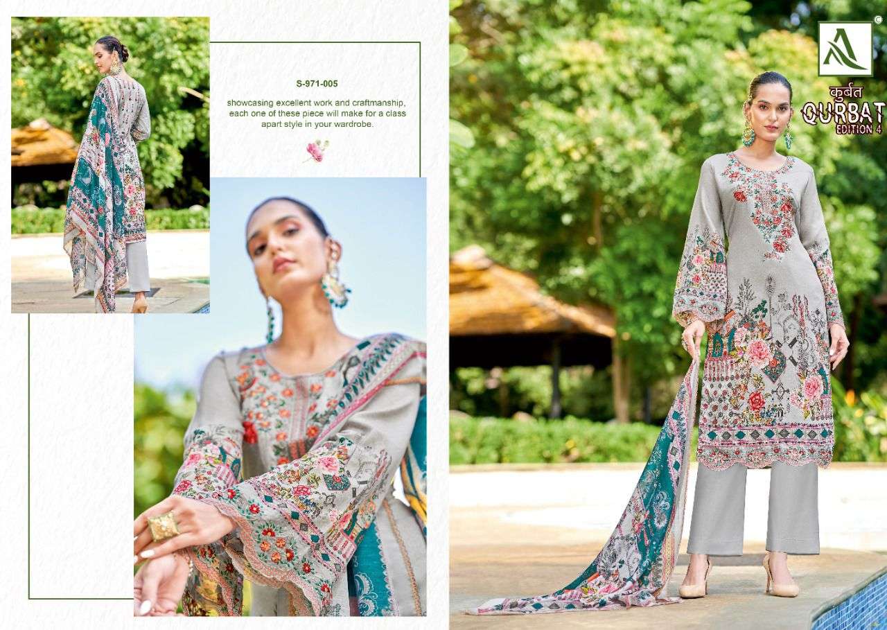 alok suits qurbat vol 4 zam cotton designer punjabi salwar kameez wholesale price surat