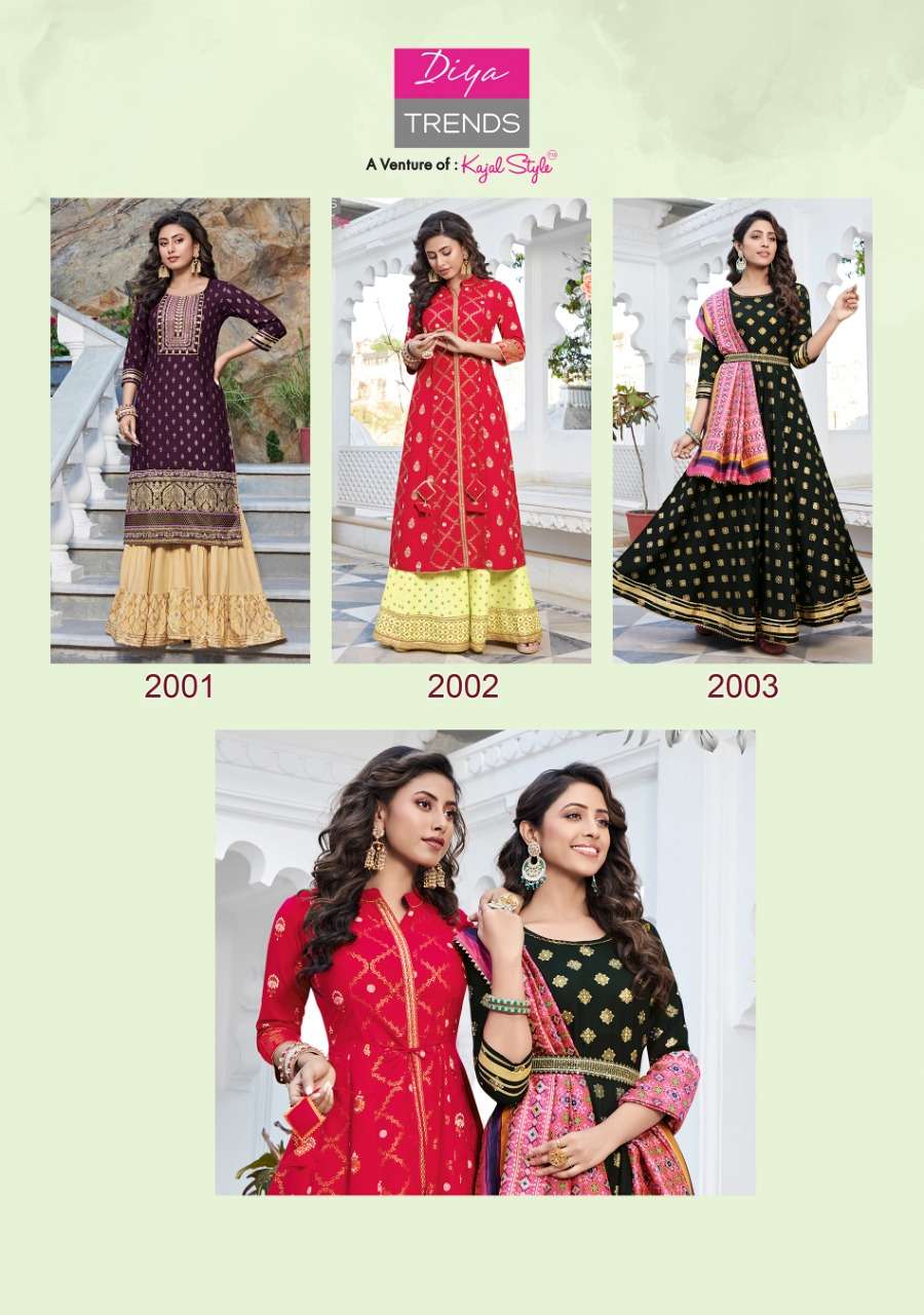 buy online latest diya trendz fashion tadka vol 2 catalogue pratham exports surat