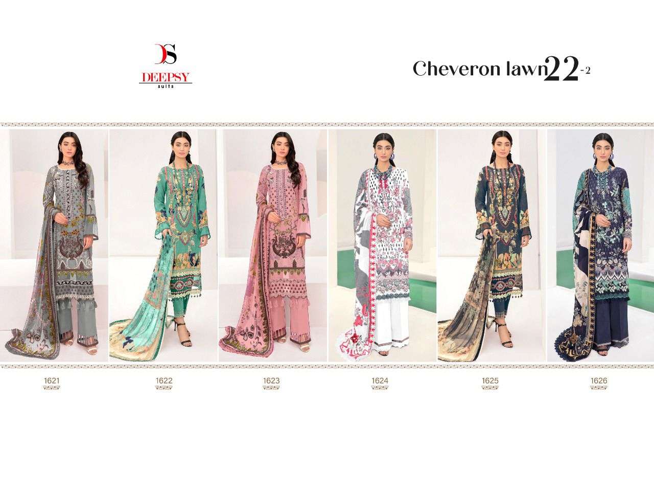 chevron lawn 22-2- by deespy suits wholesale pakistani salwar kameez surat