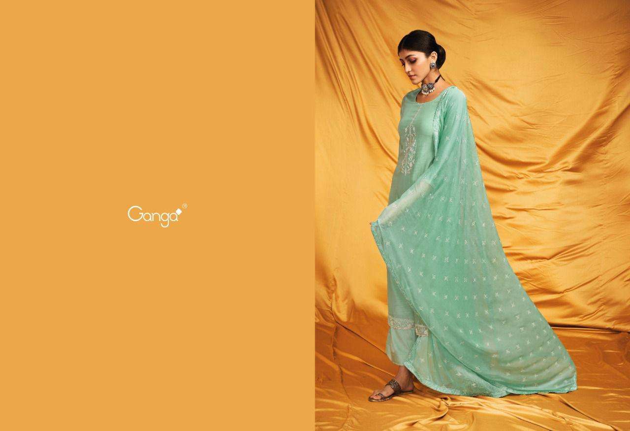 ganga presents ruhi premium bemberg silk salwar kameez wholesale price surat