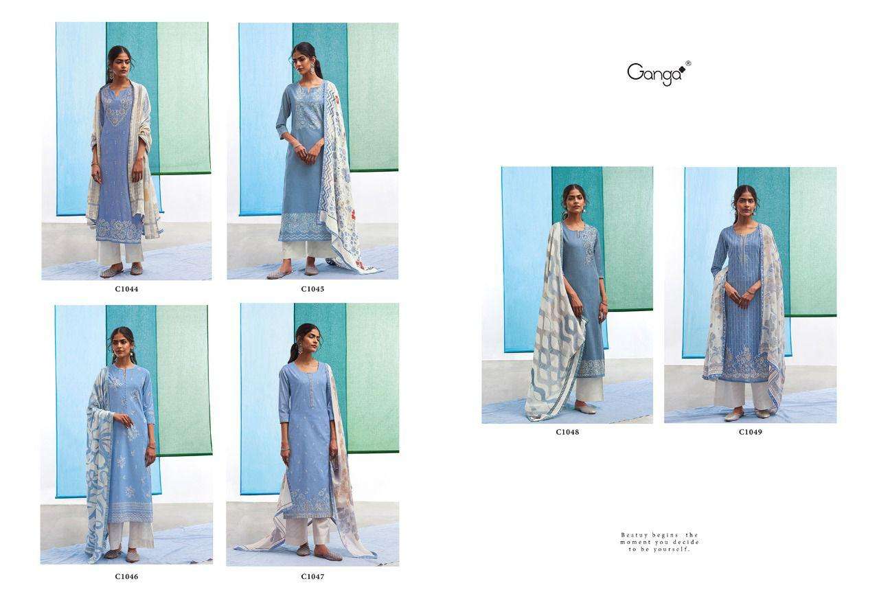 ganga the mood premium cotton salwar kameez catalogue wholesale price surat
