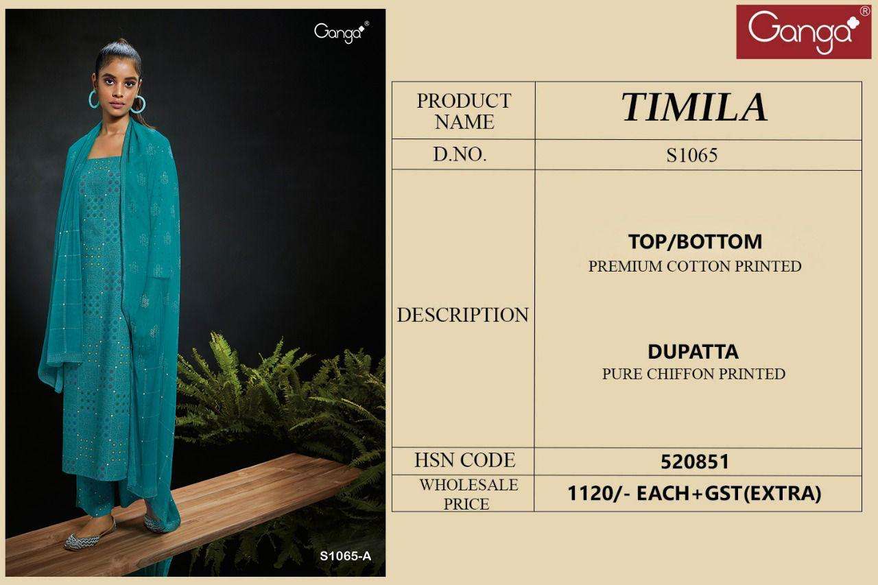 ganga timila 1065 premium cotton salwar kameez wholesale price surat