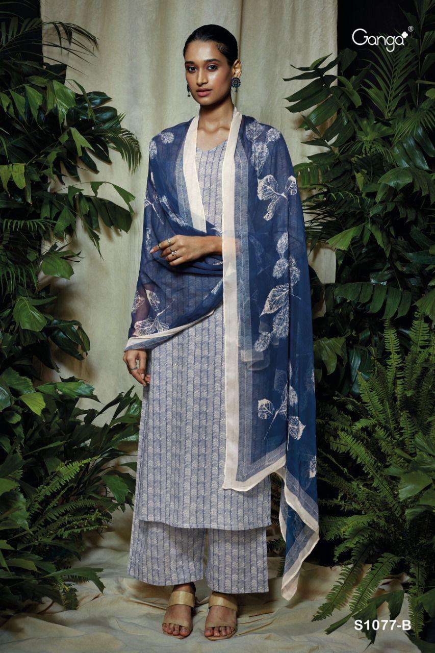 ganga timila 1077 designer premium cotton salwar kameez wholesale price surat