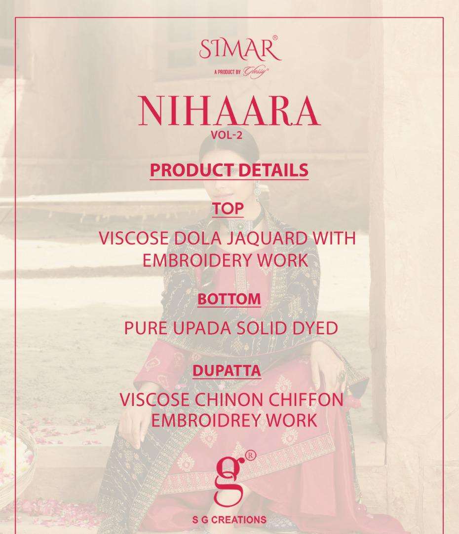 glossy nihaara vol 2 1224-1229 series catalogue fancy sharara with embroidered work salwar kameez surat