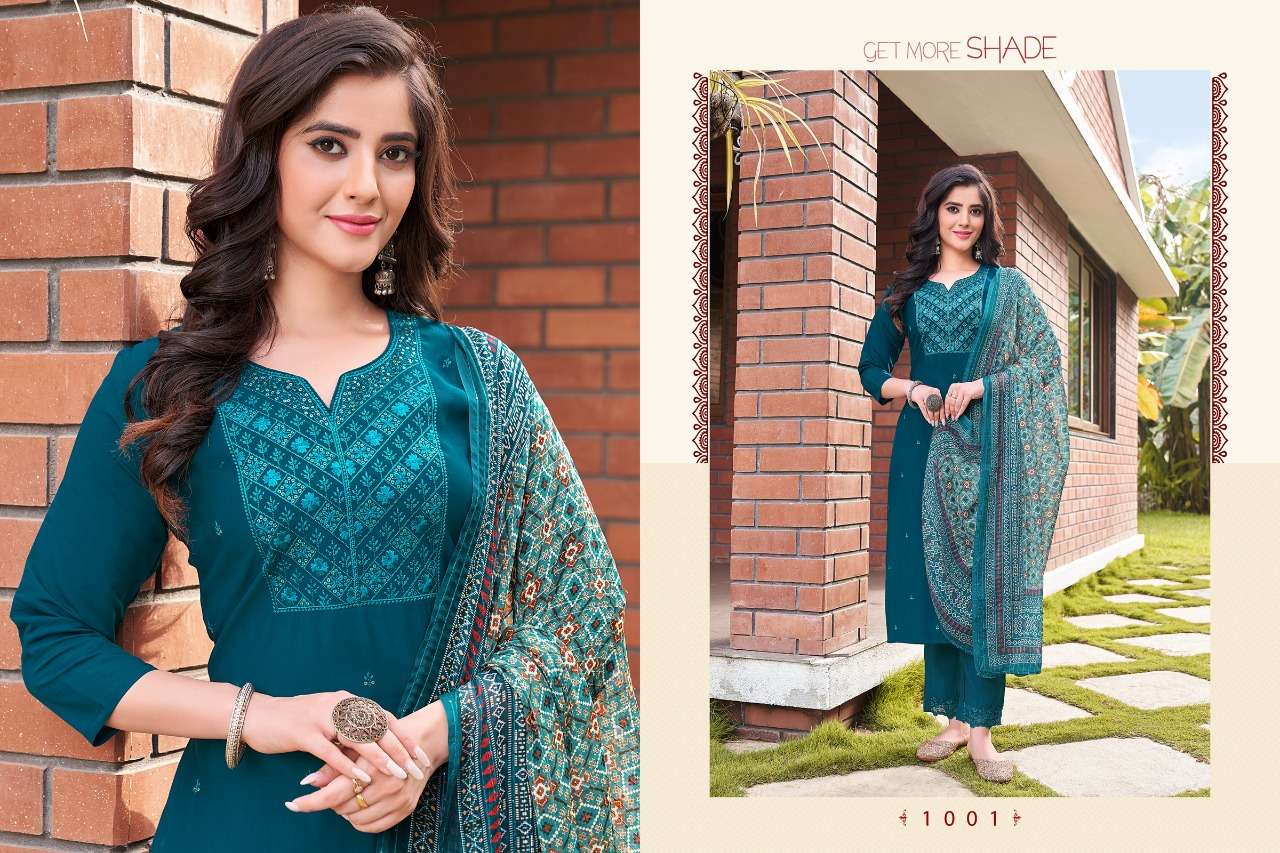 hariyaali kalista pure viscose silk designer stich salwar kameez catalogue online wholesaler pratham fashion 