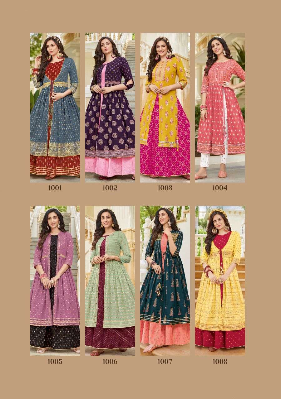 kajal style srug vol 1 gown kurtis with srug collection wholesale price pratham exports