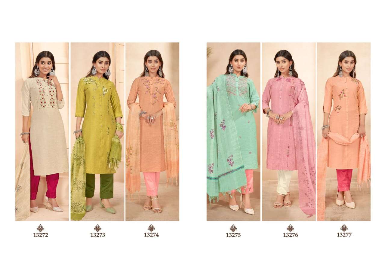 kalaroop pentonic fancy fabrics designer kurtis collection wholesale price surat