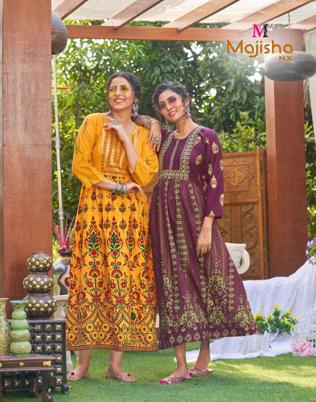 majisha nx rangbaaz latest catalogue wholesale online supplier surat