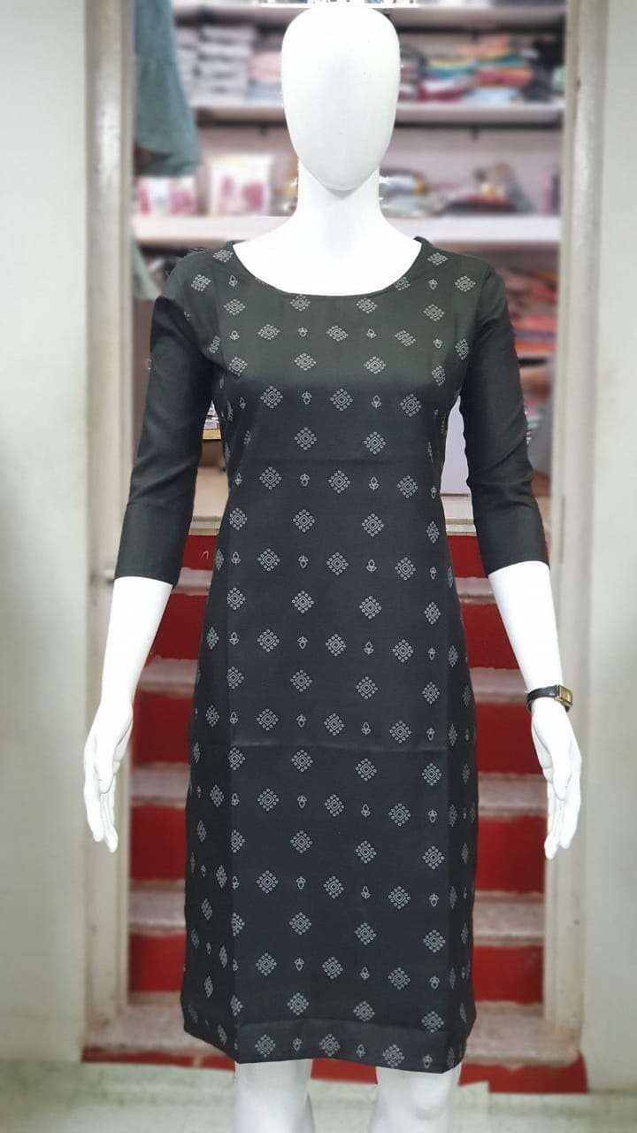 pratham fashion presents zarukhe cotton printed daily wear designer kurtis wholesale price surat