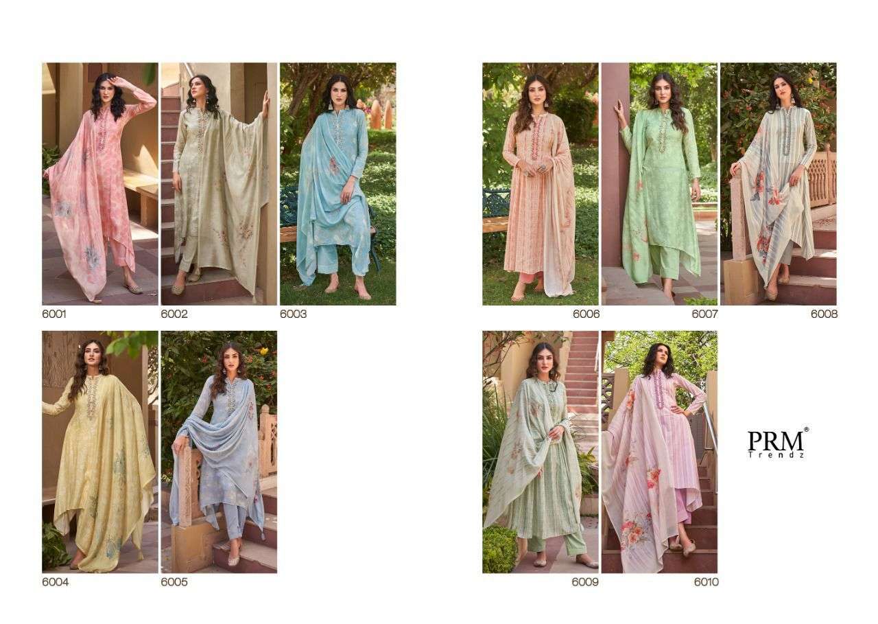 prm trendz aline vol 5 pure lawn cotton punjabi dress material wholesale price surat