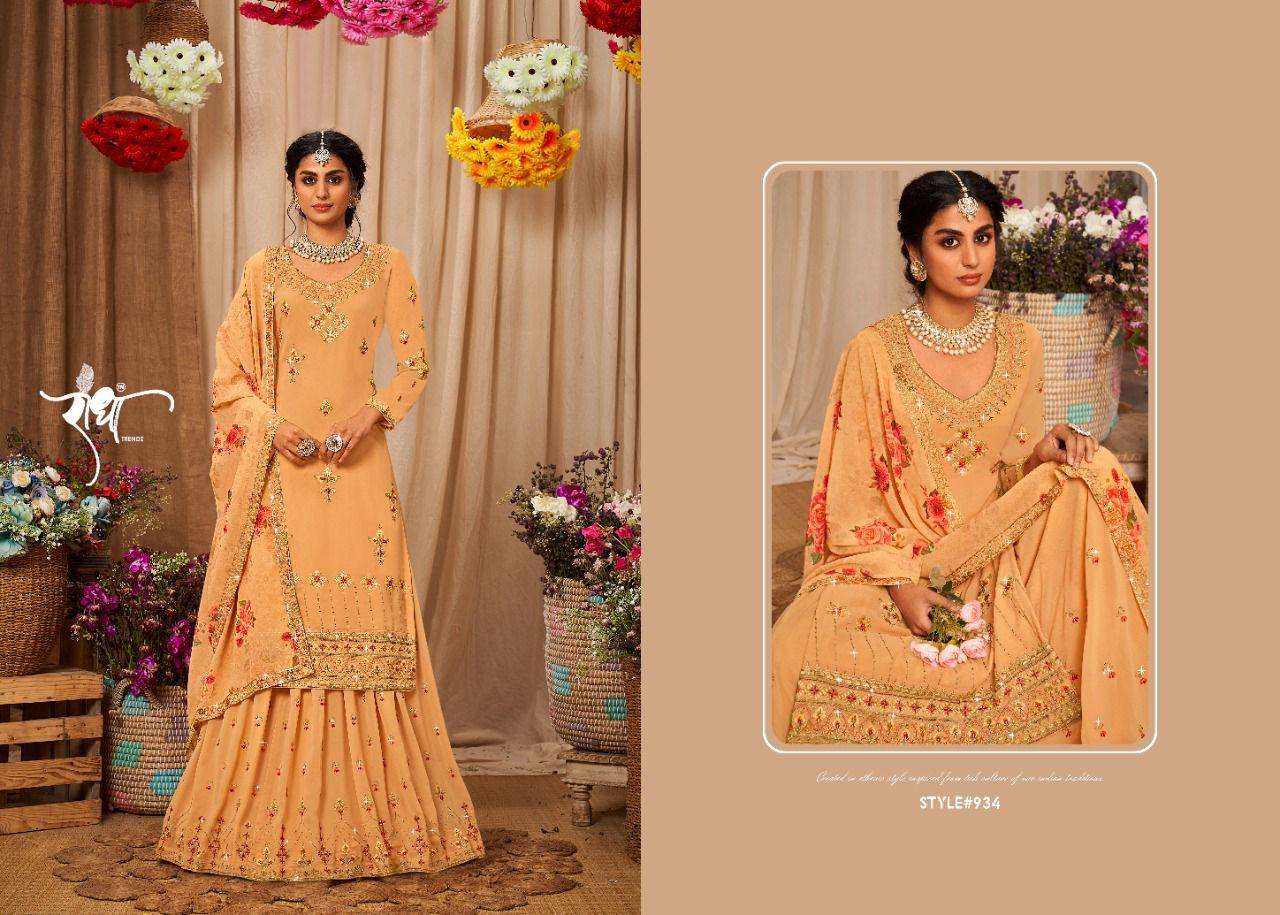 radha fab sofiya 931-936 series georgette designer work salwar kameez wholesale price surat