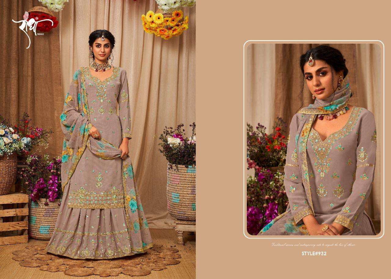 radha fab sofiya 931-936 series georgette designer work salwar kameez wholesale price surat
