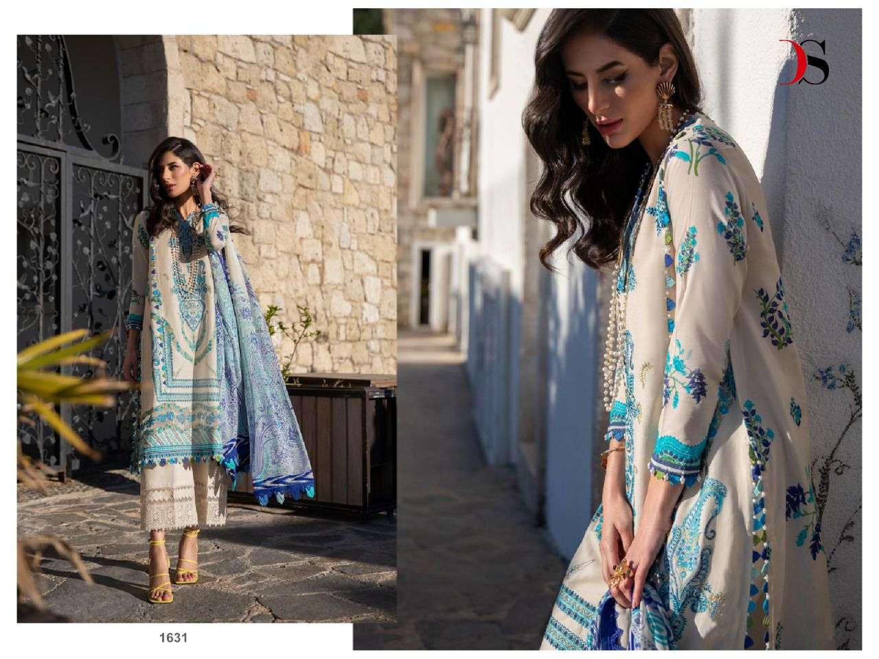 sana safinaz muzlin 22-2 by deepsy suits cotton embroidered suits manufacturer surat