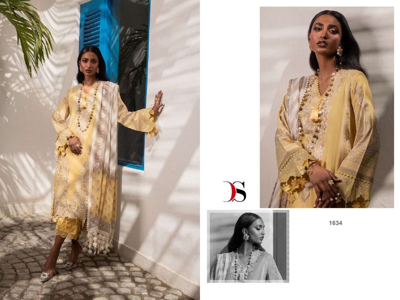 sana safinaz muzlin 22-2 by deepsy suits cotton embroidered suits manufacturer surat