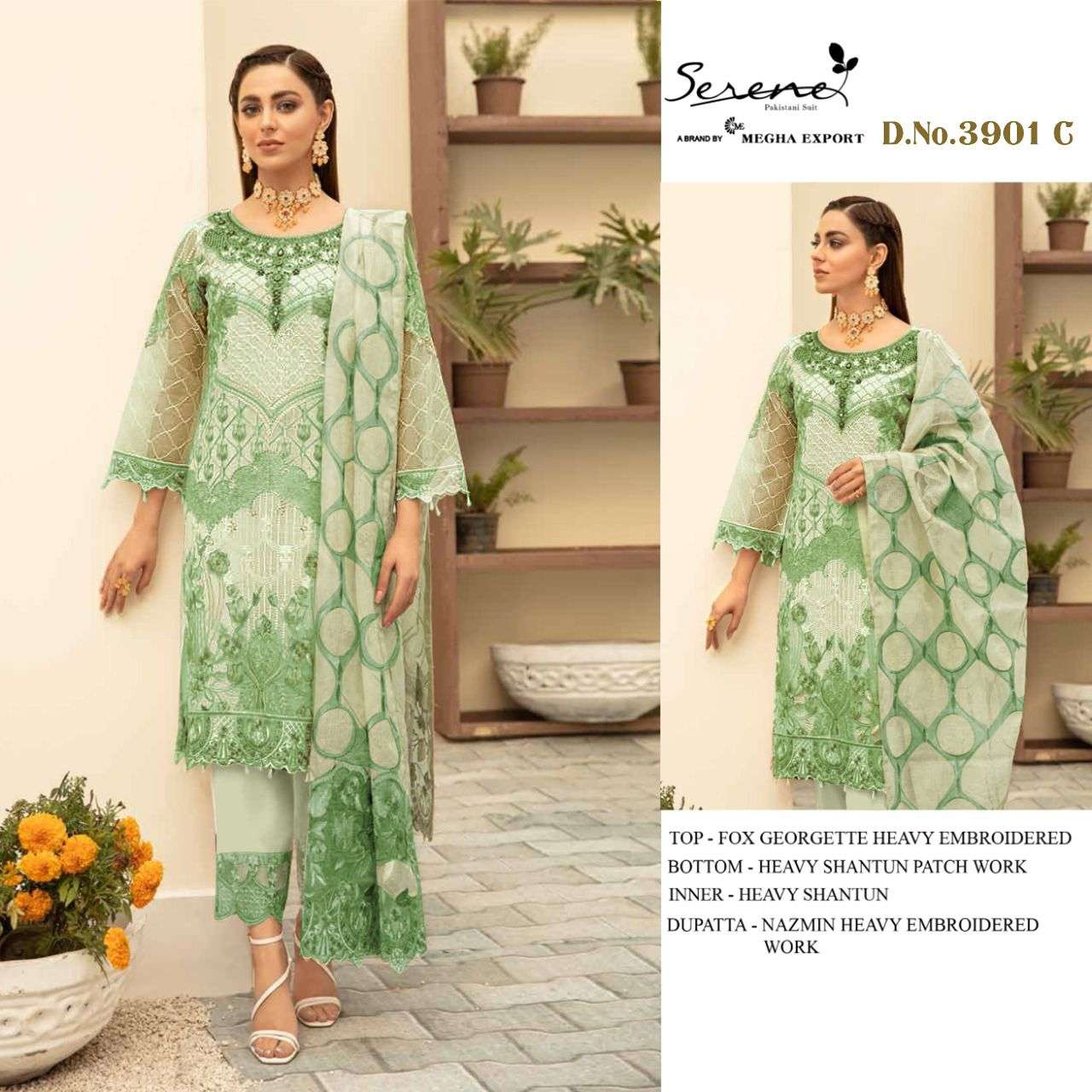serene 3901 hit collection wholesale designer pakistani salwar kameez collection surat