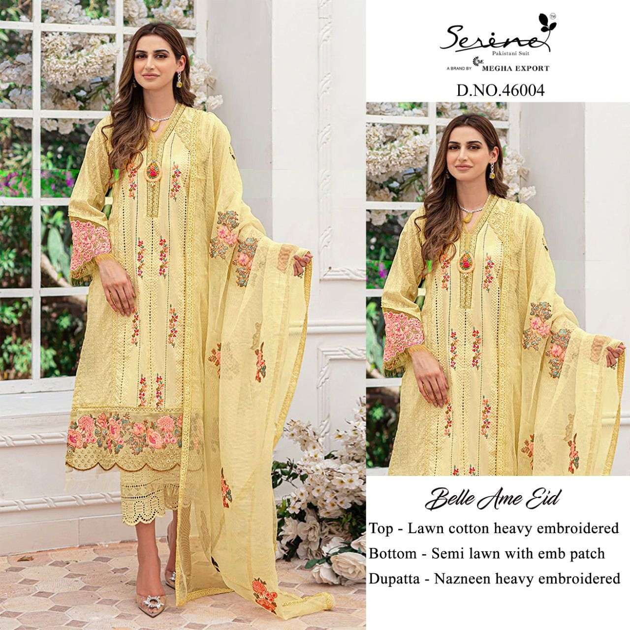 serene belle ame eid 46001-46006 series pakistani salwar kameez wholesale price surat