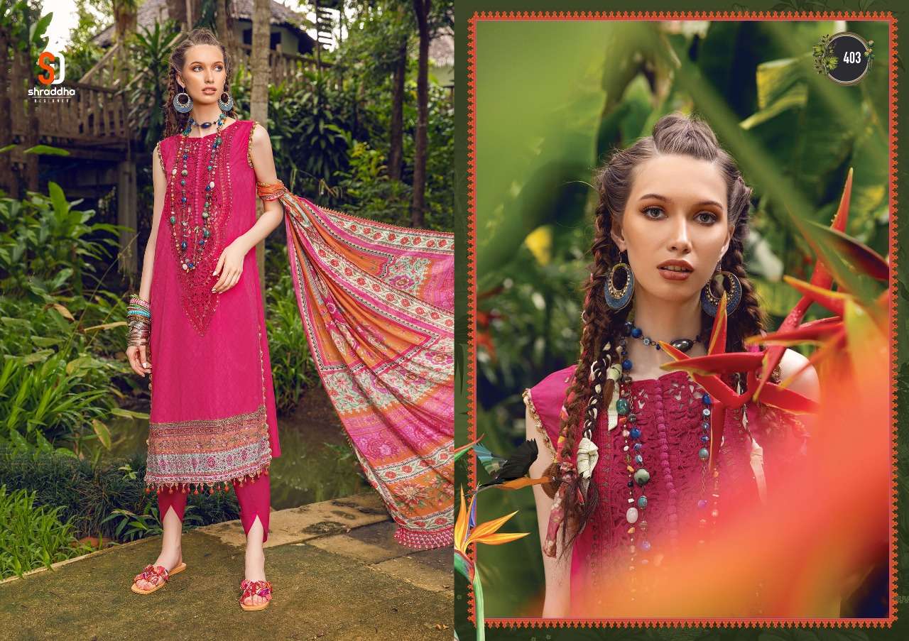 shraddha designer mprint 2022 vol-12 catalogue online wholesale supplier of pakistani suits 