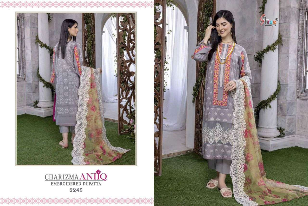 shree fabs charizma aniiq embroidered dupatta catalogue wholesale price at pratham exports