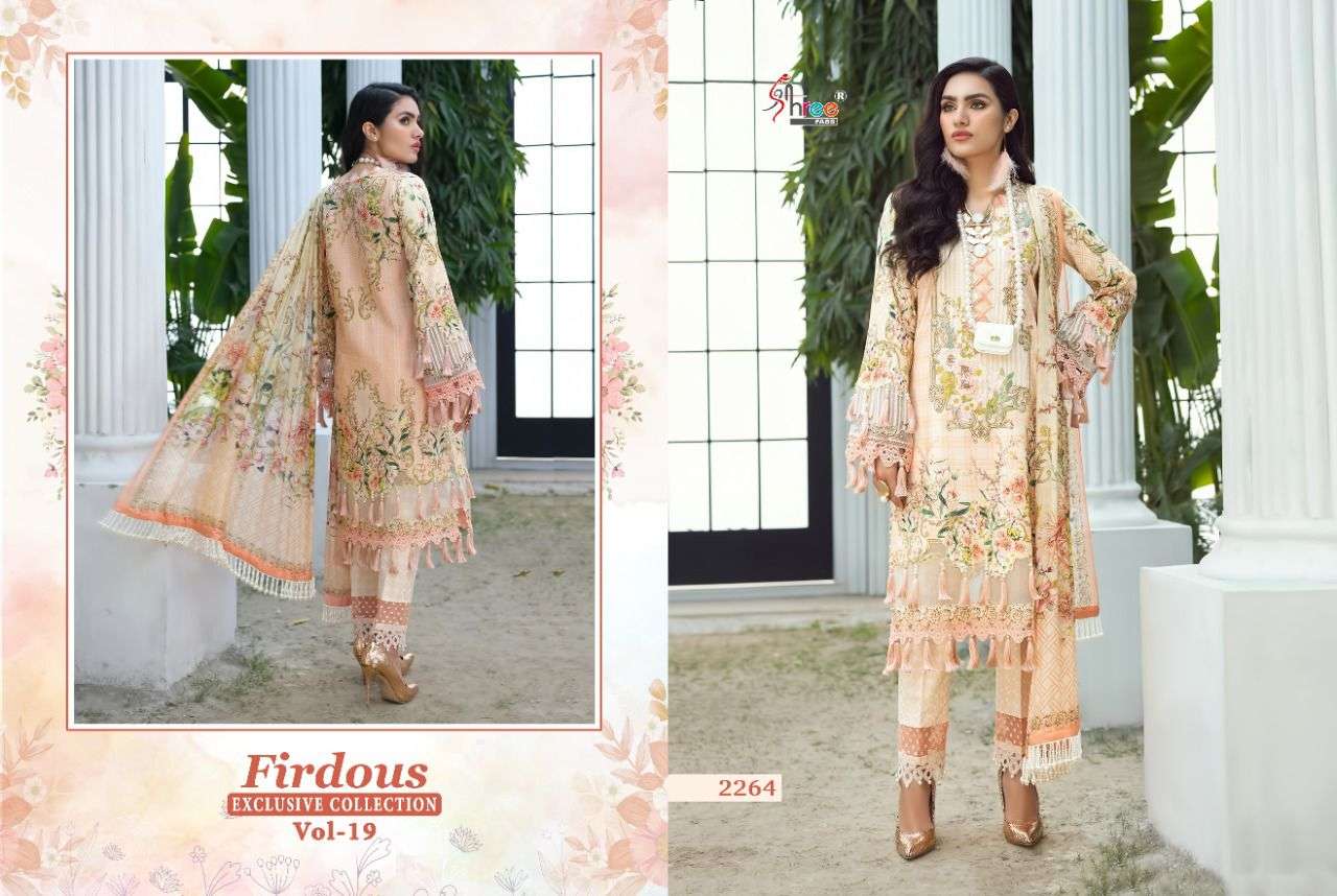 shree fabs firdous exclusive collection vol 19 latest pakistani salwar kameez wholesale price 