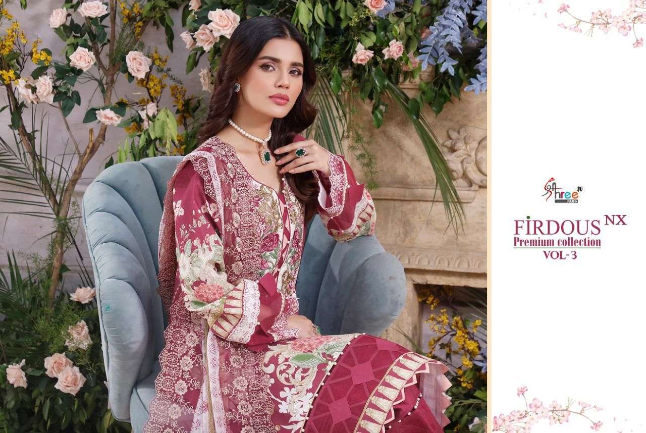 shree fabs firodus premium collection vol 3 nx latest designer pakistani salwar kameez pratham exports surat
